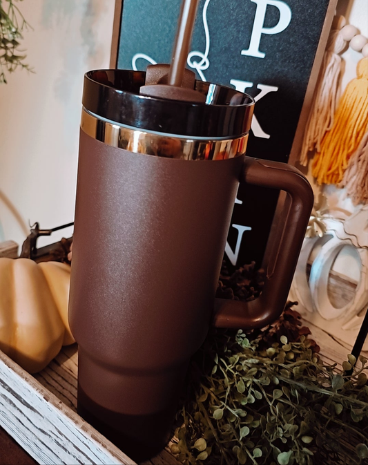 Chocolate Stainless Steel Tumbler