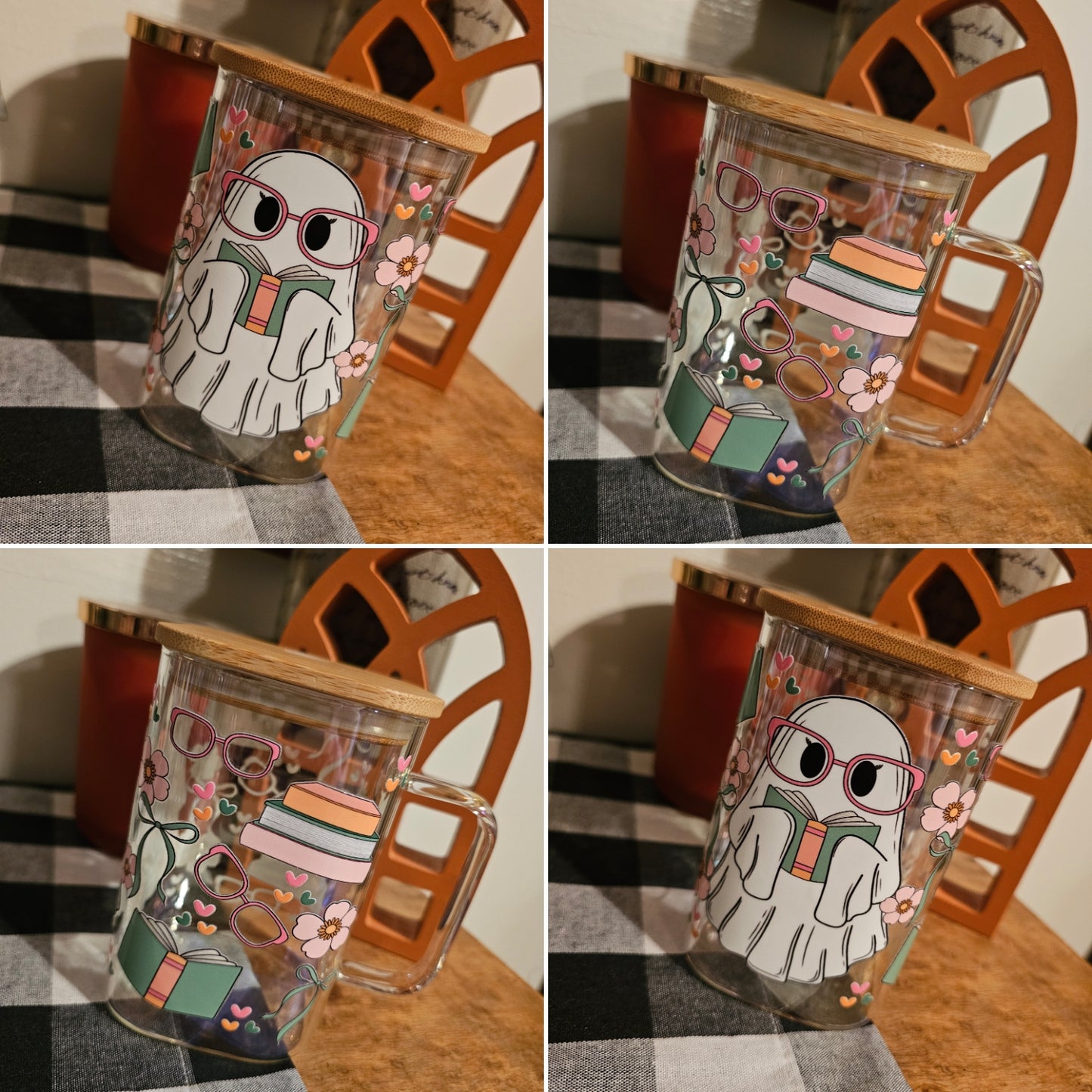 20oz Halloween Glass Mug