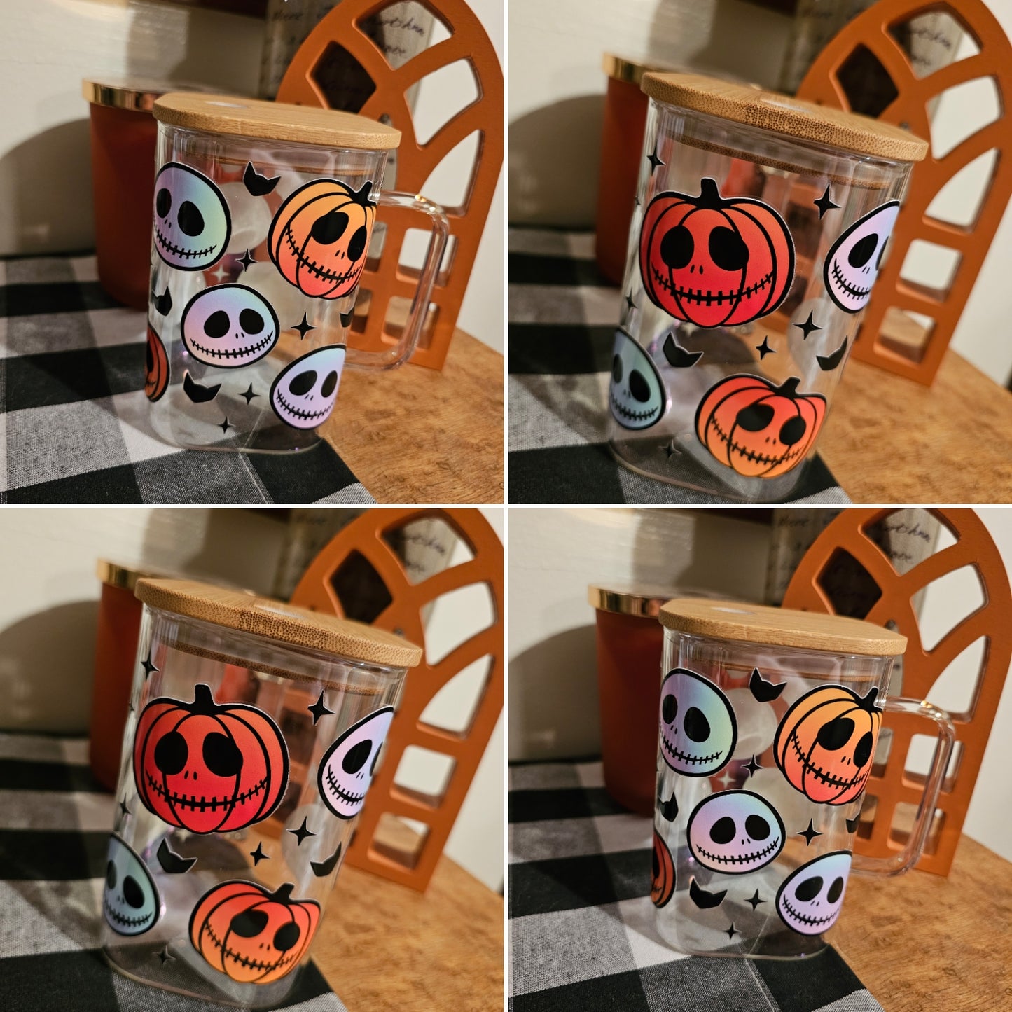 20oz Halloween Glass Mug