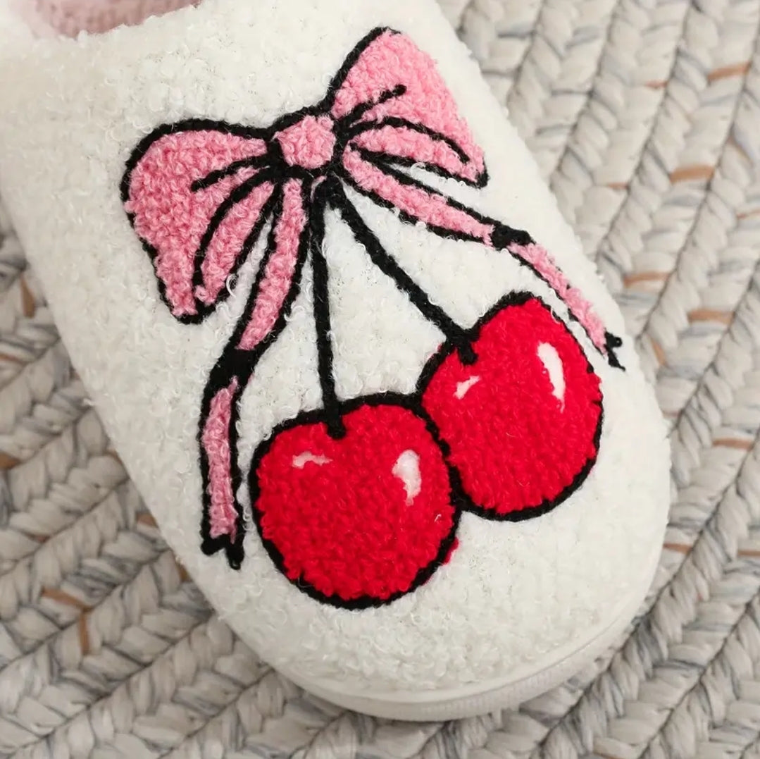 Cherry Slippers