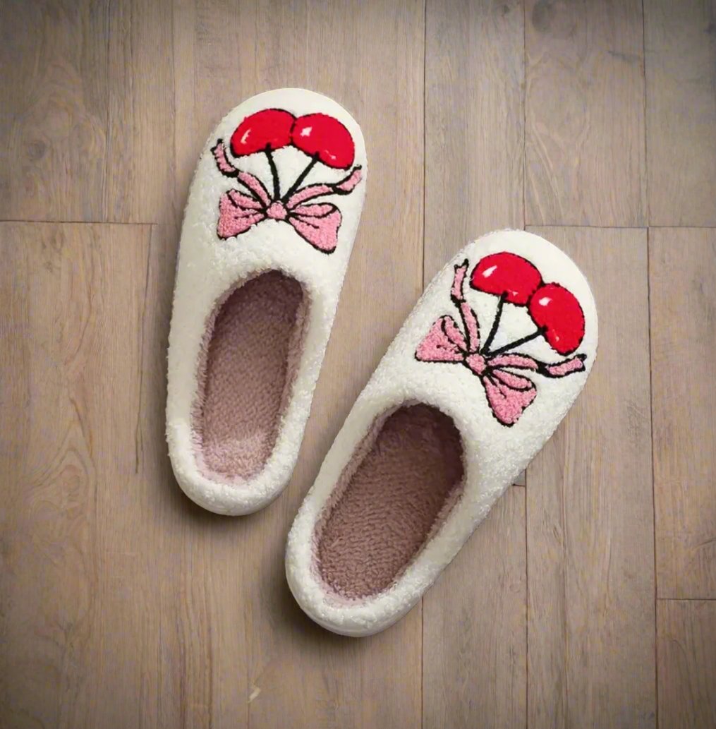 Cherry Slippers