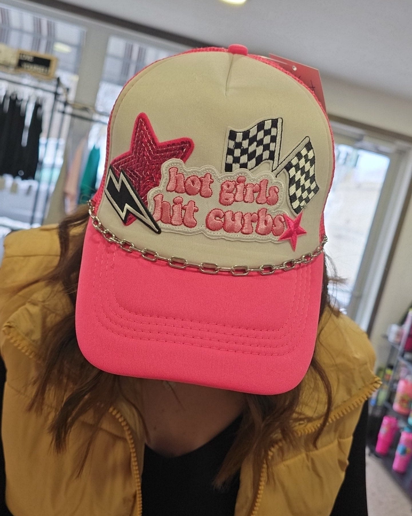 Hot Girls Hit Curbs Trucker Hat