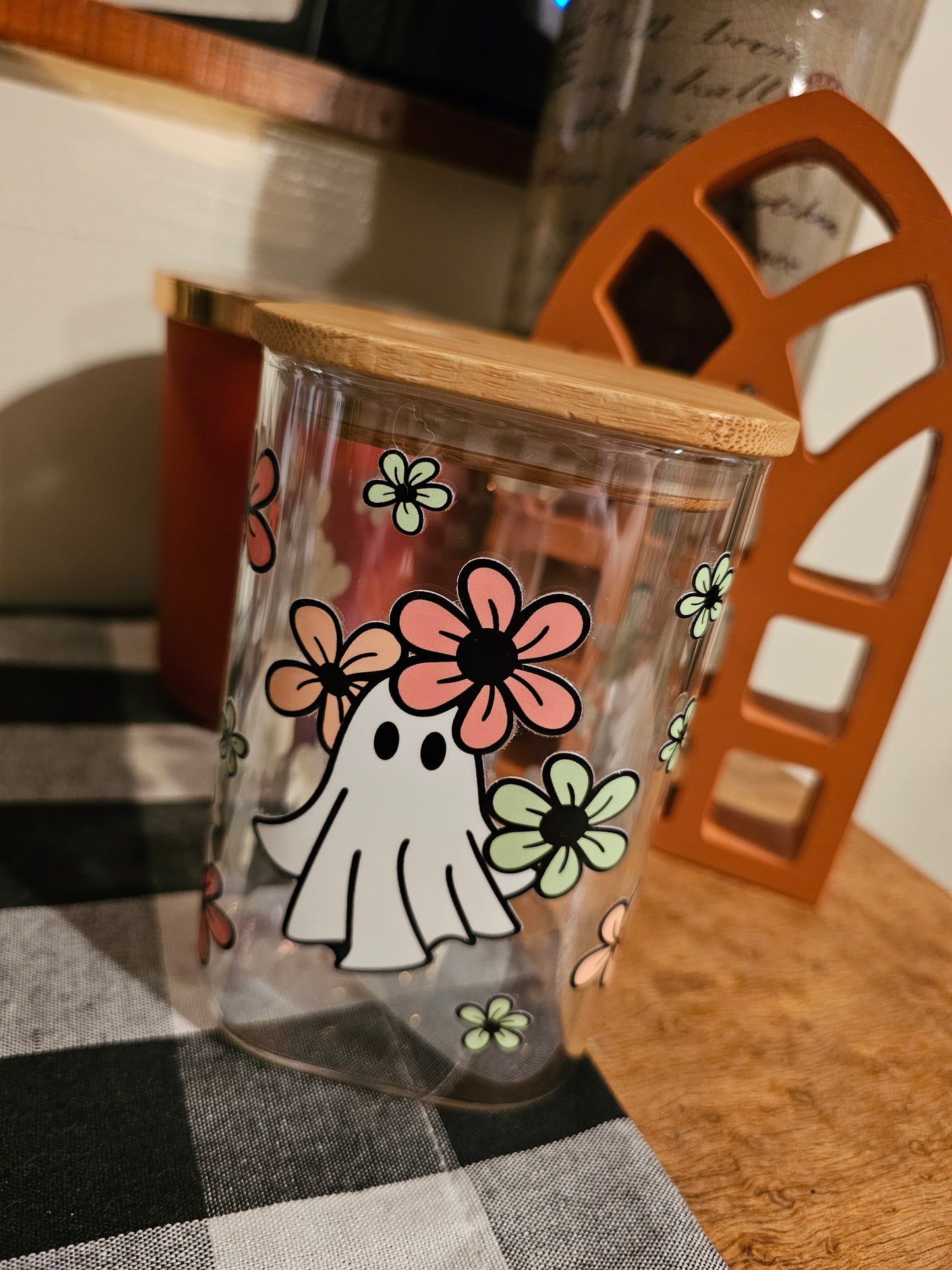 20oz Halloween Glass Mug