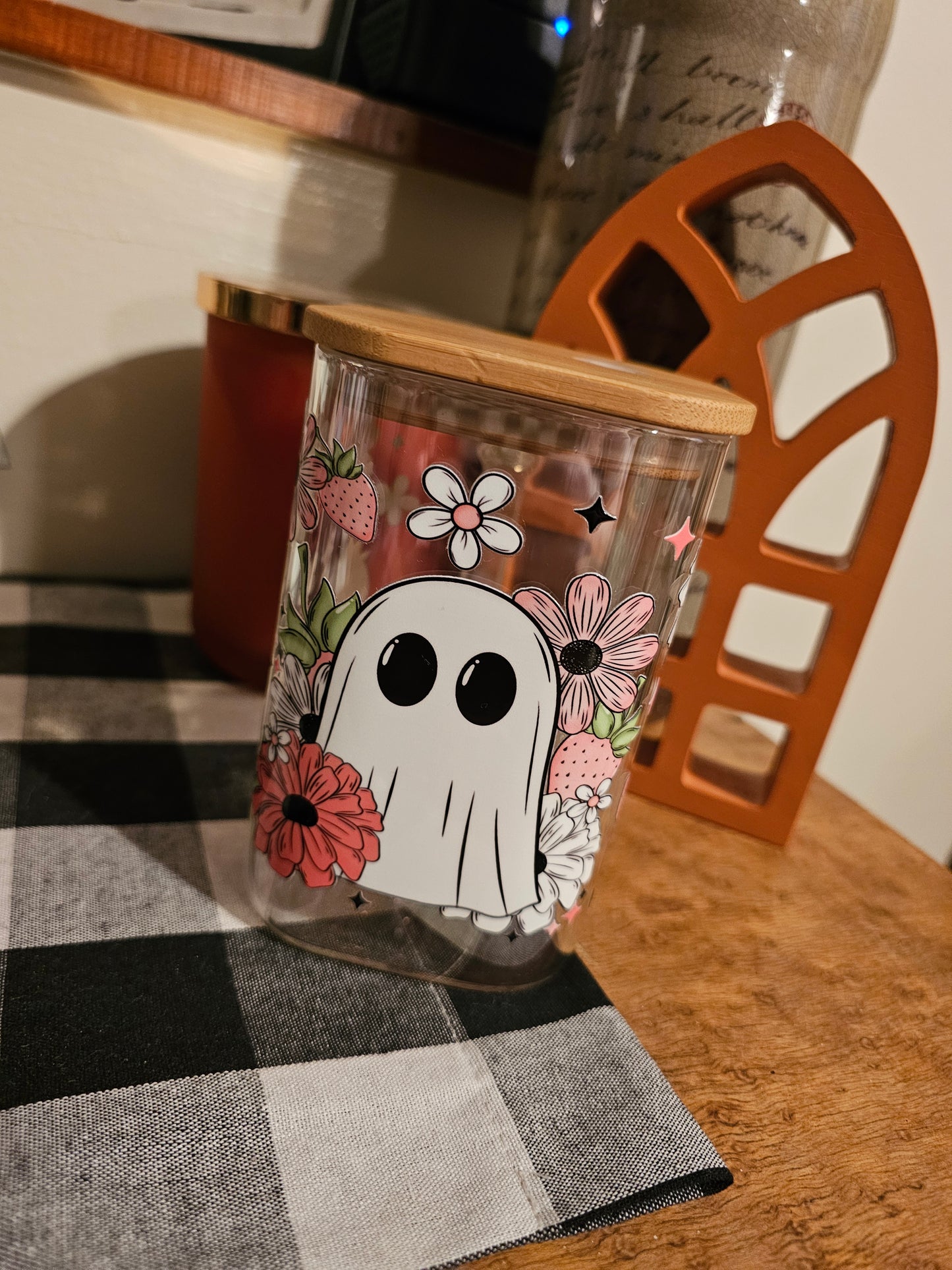 20oz Halloween Glass Mug