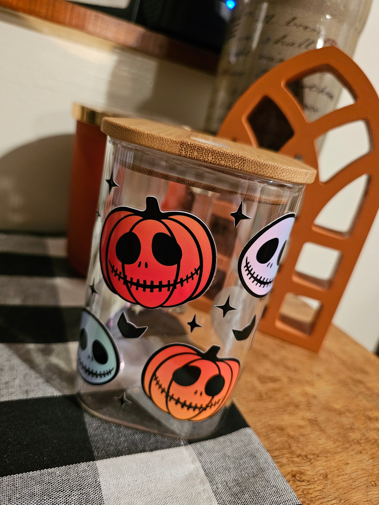 20oz Halloween Glass Mug